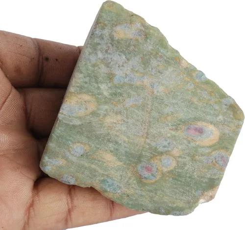 Vista 2 de GEMHUB Natural Rock - Zoisita de rubí en bruto 1323.60 CT Piedra preciosa natural rubí zoisita suelta para joyería, Gema, Tanzania Ruby Zoisite