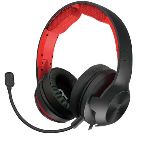 Vista 2 de HORI Nintendo Switch Gaming Headset Pro for Nintendo Switch, Switch OLED Model & Switch Lite - Officially Licensed by Nintendo - Nintendo Switch