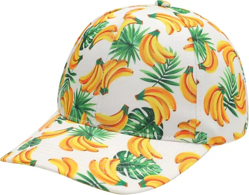 Vista 8 de ZLYC Gorra de béisbol hawaiana con estampado floral para mujer Aguacate Negro