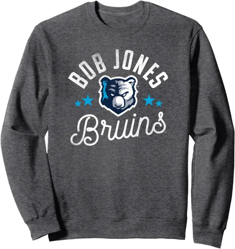 Vista 3 de Sudadera con logotipo de Bob Jones University Bruins