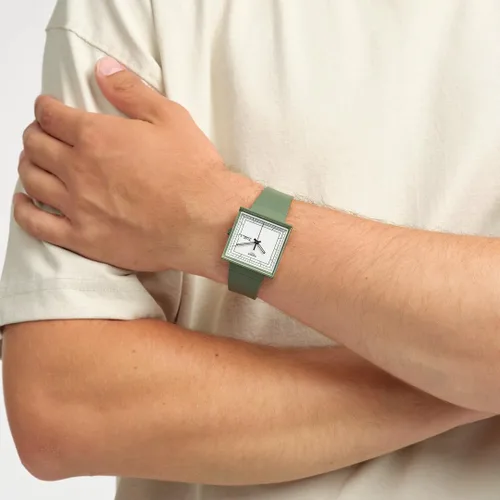 Vista 9 de Swatch What If Green Men's Watch SO34G700