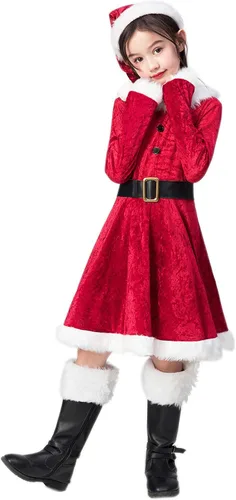 Vista 2 de Traje de Navidad de Mrs. Santa, disfraz de cosplay de Halloween para fiesta