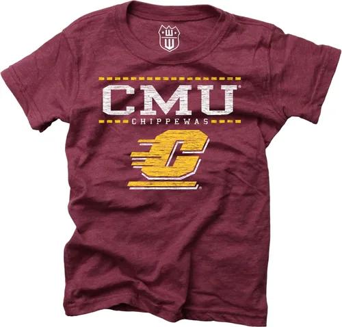 Vista 68 de Wes and Willy NCAA - Camiseta mezclada S/S para niñas