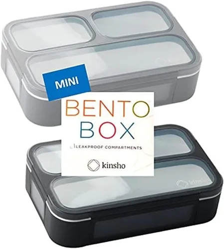 Vista 11 de Bento - Juego de Lonchera para almuerzo o refrigerio, a prueba de fugas, con recipientes, para niños y adultos, libre de BPA, apto para microondas