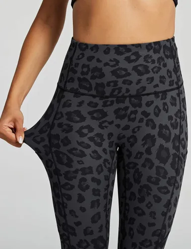 Vista 4 de ZUTY - Leggings de yoga de cintura alta de 78 de longitud con bolsillos para mujer leggings deportivos pantalones de yoga mallas para correr