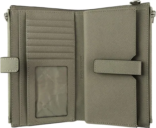 Vista 5 de Michael Kors - Billetera de viaje con doble cremallera para mujer modelo Jet Set con correa para la muñeca