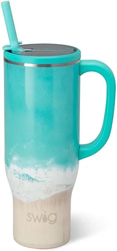 Vista 36 de Swig Life 40oz Insulated Mega Mug with Handle & Straw, Boho Desert DESIERTO BOHO