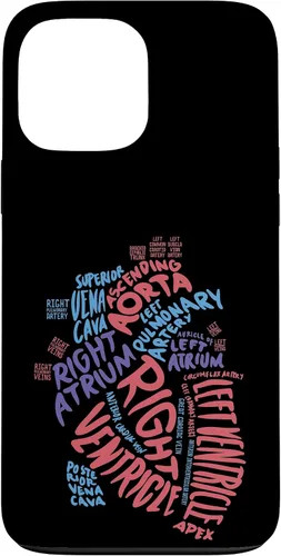 Vista 24 de Cardiac Nurse Anatomical Heart Cardiology Medical Gift Case for iPhone 17