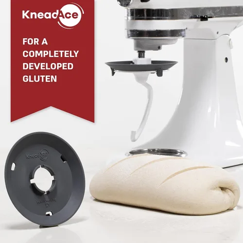 Vista 8 de KneadAce Protector de gancho para masa para ayuda de cocina, evita que tu masa suba y obstruya tu batidora. Accesorio mezclador sin desorden