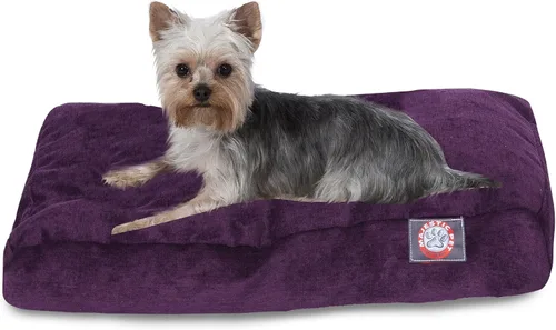Vista 20 de Majestic Pet Cama para perro de espuma viscoelástica triturada, pequeña con funda extraíble lavable, cama ortopédica rectangular para perros, cama
