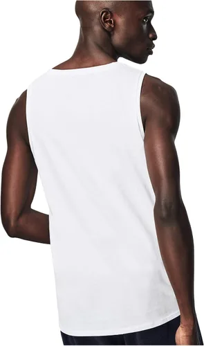 Vista 3 de Lacoste Essentials - Paquete de 3 camisetas sin mangas 100% algodón ajustadas para hombre, Verde