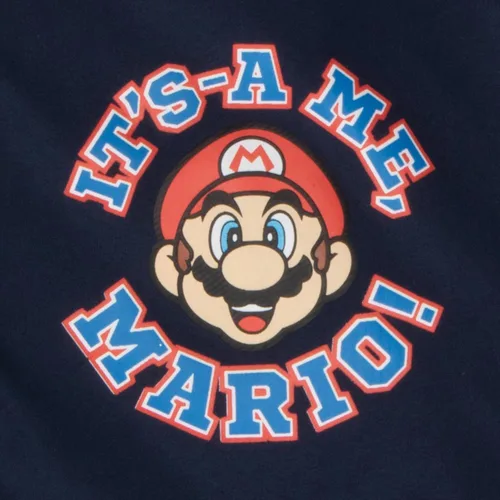 Vista 3 de Nintendo Super Mario Bros - Chaqueta de bombardero para niños, chaqueta universitaria con cremallera para niños y niños pequeños