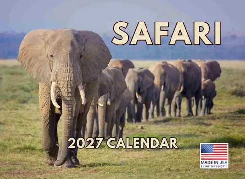 Vista 106 de Calendario mensual de pared de alpaca 2025 Fabricado en Estados Unidos