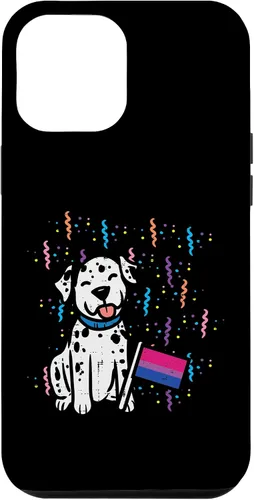 Vista 6 de iPhone 14 Bandera bisexual Perro dálmata Bi Mes del Orgullo LGBTQ Aliado LGBT Caso