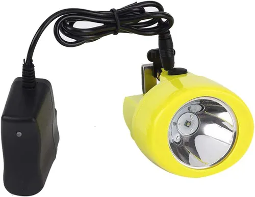 Vista 8 de Linterna frontal LED recargable, resistente al agua, a prueba de explosiones, casco de alta potencia para minería de carbón, caza de capullas
