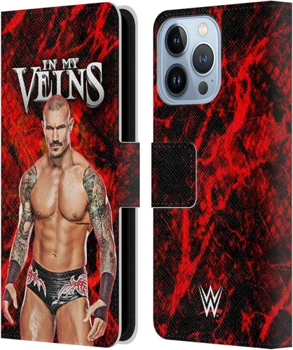 Vista 41 de Head Case Designs Officially Licensed WWE in My Veins Randy Orton Leather Wallet Case Compatible with Apple iPhone 11
