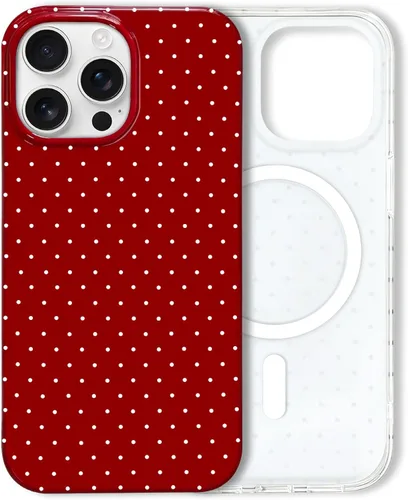 Vista 36 de Hython Funda para iPhone Air, diseño estético de lunares lindos, funda simple de 6.5 pulgadas, delgada, antiarañazos, parachoques de TPU suave, a