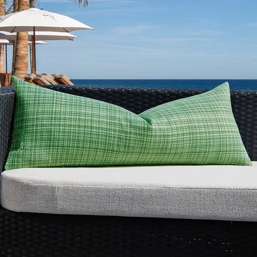 Vista 49 de Kevin Textile - Juego de 2 fundas de almohada decorativas para exteriores, impermeables, para jardín, patio, tienda de campaña, sofá, de 16 x 16