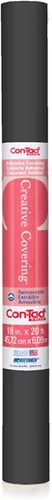 Vista 13 de Con-Tact Brand Creative Covering - Revestimiento de vinilo autoadhesivo para cajones y estantes, 18'' x 9', negro
