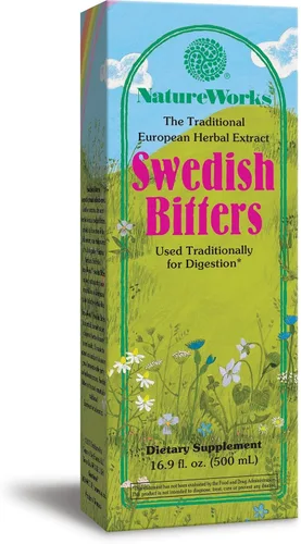 Vista 10 de Nature's Way Nature Works Swedish Bitters Extracto de hierbas tradicionales europeas usado para la digestión, 3.38 onzas líquidas