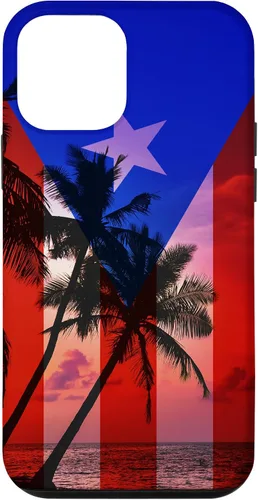 Vista 16 de Tropical Ocean Vibes Puerto Rico Flag - Funda para iPhone 17