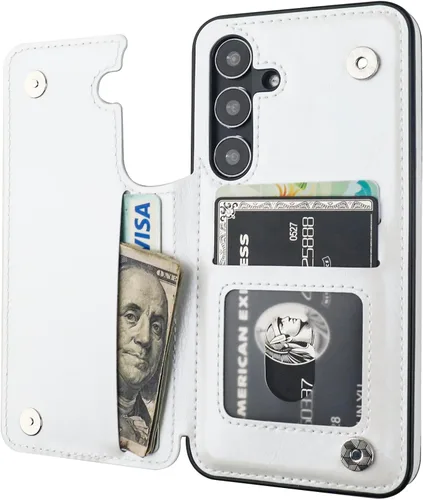 Vista 63 de ONETOP - Funda tipo cartera para Samsung Galaxy S22 con tarjetero, color negro Kickstand,ID/Cash Holder,Case Wallet with Card Slots,Double
