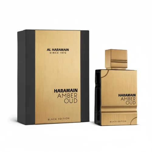 Vista 2 de Al Haramain Amber Oud Black Edition Eau de Perfume Spray para Unisex, 2.0 onzas
