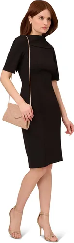 Vista 4 de Adrianna Papell Vestido Entubado de Cuello Alto para Mujer con Espalda en V