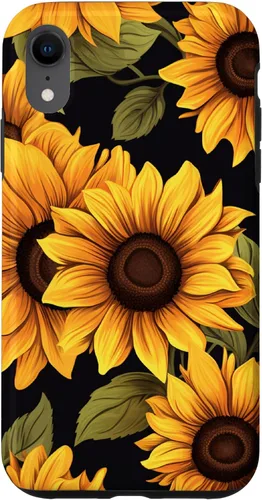 Vista 25 de Aesthetic Sunflowers Funda con diseño de flores silvestres para iPhone 17