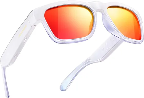 Vista 12 de OhO sunshine Gafas de sol de audio Bluetooth, gafas deportivas ligeras de oído abierto, tiempo de reproducción de 10 horas, resistente al agua