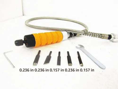 Vista 4 de Máquina eléctrica para tallar cincel para tallar madera cincel de la carpintería (Host + cincel + eje)
