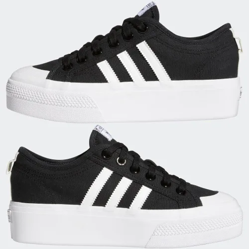 Vista 9 de adidas Originals Nizza - Tenis de plataforma para mujer