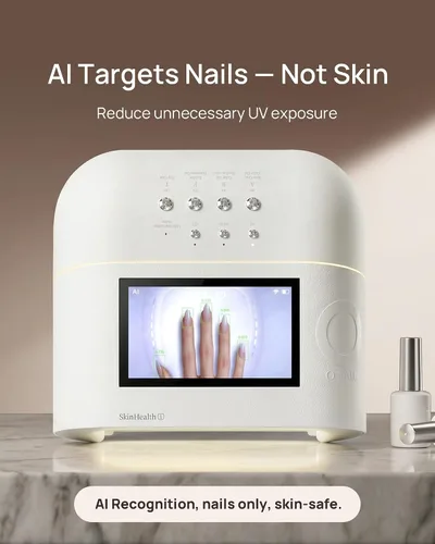 Vista 3 de Lámpara de uñas LED UV para uñas de gel – O NAIL AI Smart Precision Scan reduce la exposición a los rayos UV, secador de uñas de 109 LED