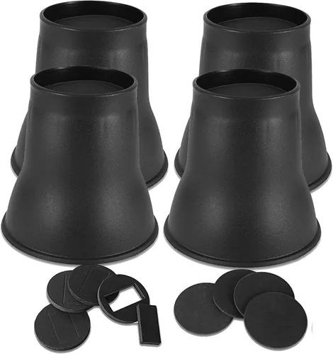 Vista 31 de Paquete de 12 elevadores de muebles de 1 pulgada, elevadores de cama ajustables resistentes para mesa, escritorio, sofá, silla, gabinete, marco