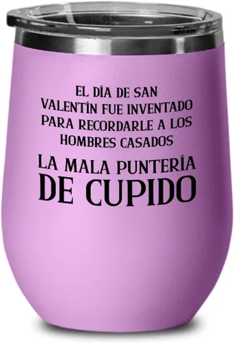 Vista 2 de Regalo para San Valentín Vaso de Vino para hija Perfecto regalo para navidad, graduados, profesionales y estudiantes Vaso con afirmaciones Azul