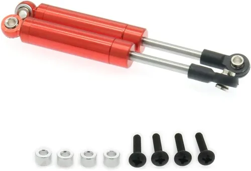 Vista 2 de Paquete de 4 amortiguadores de amortiguadores internos de 3.622 in para camión oruga 1/10 HSP HPI AXIAL Tamiya LOSI RC piezas mejoradas de metal