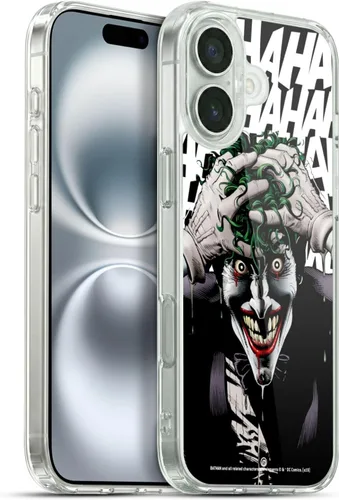 Vista 49 de Head Case Designs Funda de gel suave con licencia oficial de The Joker DC Comics Arkham Asylum Character Art compatible con Apple iPhone 7