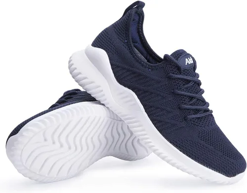 Vista 7 de Akk - Tenis para caminar ligeros de espuma viscoelástica para gimnasio viajes o trabajo informales para mujer