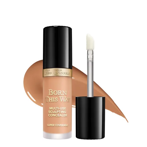 Vista 43 de Too Faced Born This Way Super Coverage Multi-Use Concealer Full-Coverage Hydrating Concealer for Dark Circles & Blemishes with Natural Finish