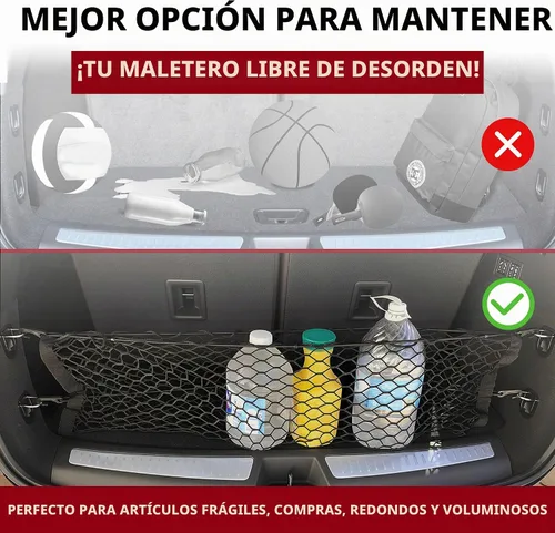Vista 5 de Red de carga elástica para maletero estilo sobre para Cadillac XT6 2020-2025 – Organizadores de maletero premium y almacenamiento – Red de equipaje