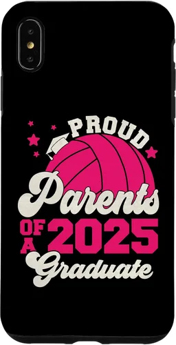 Vista 10 de iPhone 16 Parents of a 2025 Graduate Senior Graduation Volleyball Case