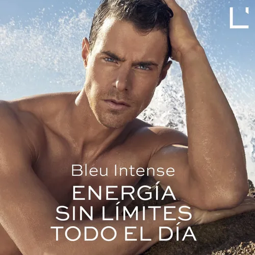Vista 4 de L'Bel - Bleu Intense Perfume para hombre de larga duración 3.4 fl oz/3.4 Oz