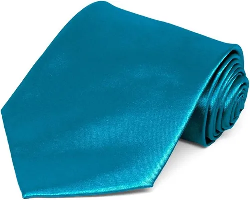 Vista 185 de tiemart Corbata de color sólido para hombre Longitud estándar