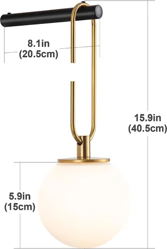 Vista 11 de Juego de 2 apliques de pared que funcionan con pilas, regulables, funciona con pilas con control remoto, lámpara de pared interior sin cableado
