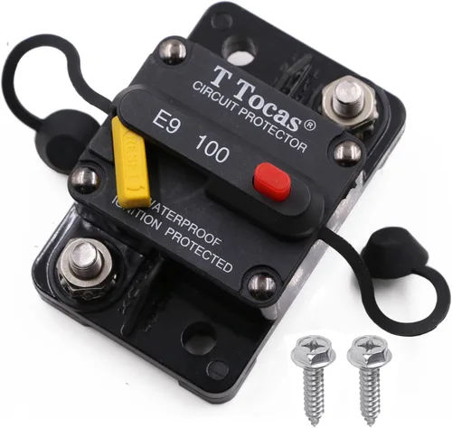 Vista 33 de E69 Interruptor de circuito de 10 A T3 con restablecimiento manual Mini de montaje en superficie IP66 Interruptor conmutable de 10 A