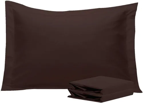 Vista 121 de NTBAY Fundas de almohada estándar, paquete de 2 fundas de almohada de microfibra cepillada de 20 x 26 pulgadas, súper suaves y acogedoras