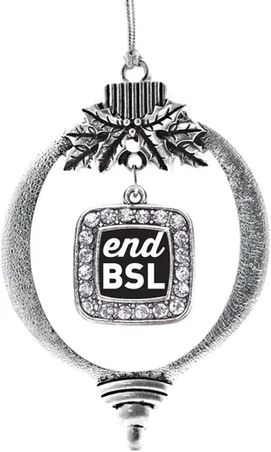 Vista 123 de Inspired Silver - Bon Voyage Cruise Ship Charm Ornamento – Adornos navideños cuadrados de plata con joyas de circonita cúbica