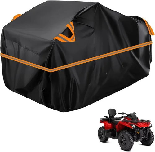 Vista 174 de Cubierta para ATV impermeable compatible con Arctic Cat H1 EFI TRV Cruiser 4x4 2011, cubierta de 210D para vehículos de 4 ruedas, cubierta para quad