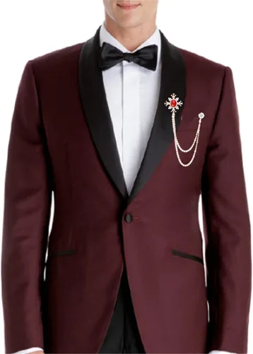 Vista 2 de Broche de cadena larga, broche de borla de cristal, broche de gema de moda, bufanda, alfileres de corbata para mujeres y hombres, boda