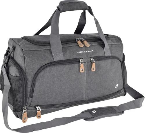 Vista 4 de Ultimate Gym Bag 2.0 La bolsa de lona duradera diseñada por Crowdsource con 10 compartimentos óptimos que incluyen bolsa resistente al agua